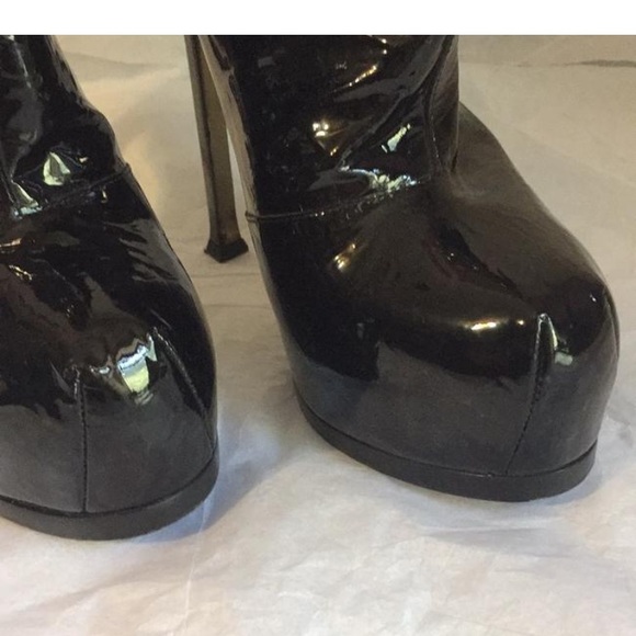 SAINT LARENT BLACK TREBTOO BOOTIS - Picture 6 of 6